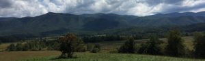 Cades Cove in the Smoky Mountain National Park by the author